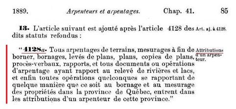 Histoire de l OAGQ Ordre des arpenteurs g om tres du Qu bec